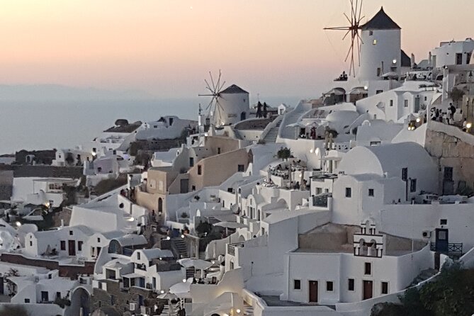 3-Hour Santorini Highlights Tour - Stop 1, Firostefani: Blue Dome Photos With Volcano and Cruise Ship in Frame