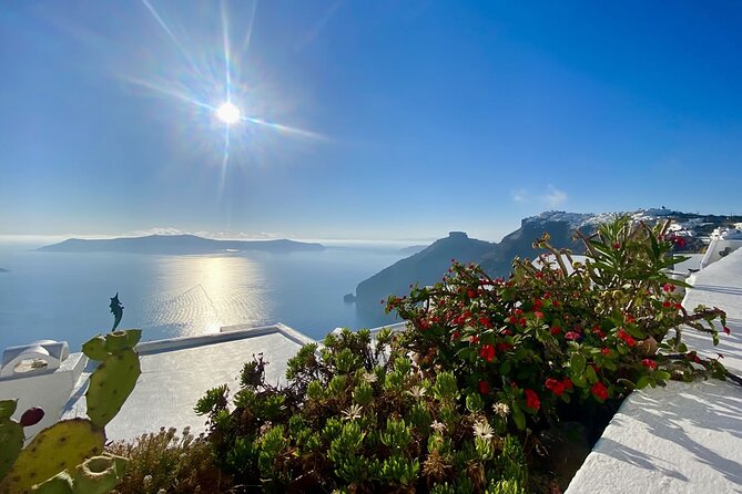3 hours Panoramic Tour to Oia - Firostefani Stop: Blue Dome Church, Caldera, and Volcano Views