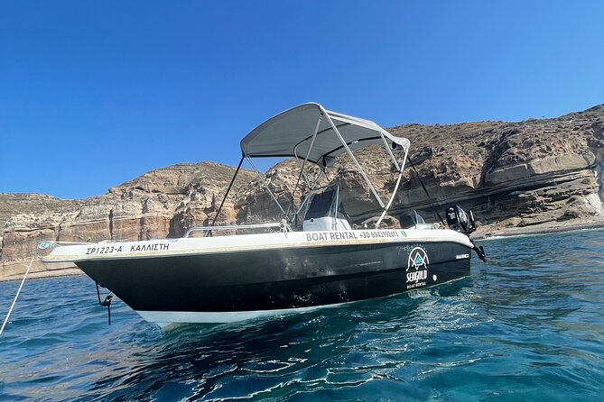 Boat Rental in Santorini - The pickup, the Ammoudi start, and the parking reality