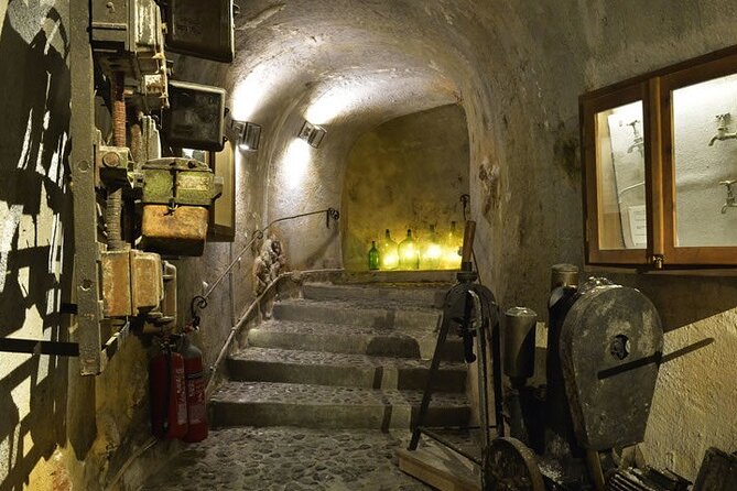 Cave Wine Museum Tour in Santorini with Tasting and Pick Up - Santorini’s Koutsogiannopoulos cave: why you go underground