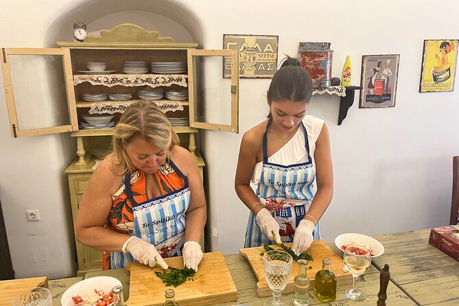 Cooking Class with Private Chef - prepare & enjoy local menu - Enjoying Your Lunch Where Santorini Lives