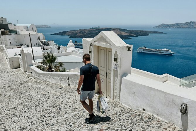 Discovering Santorini : A 3-Hour Private Highlights Tour - Imerovigli for 15 minutes: domed churches and bougainvillea color