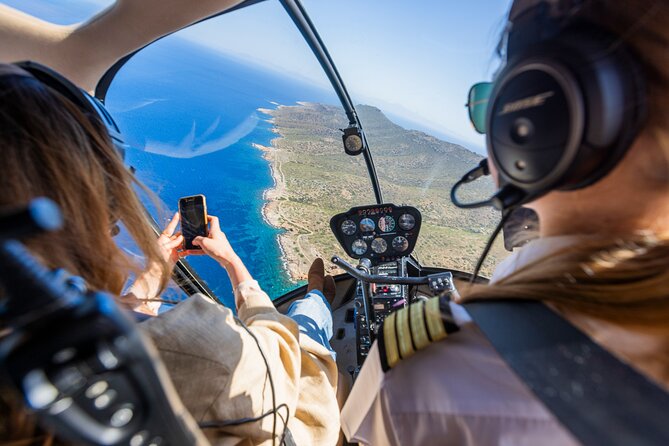 Experience Santorini Sunset by Helicopter - Palea and Nea Kameni: Watching a Volcano Up Close