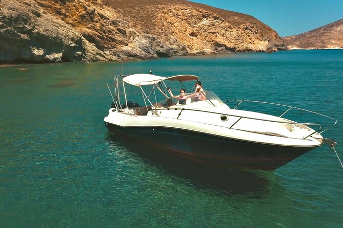 Explore Santorini and its volcanic wonders with Alex Private Boat - Your captain and crew, and why it changes the trip