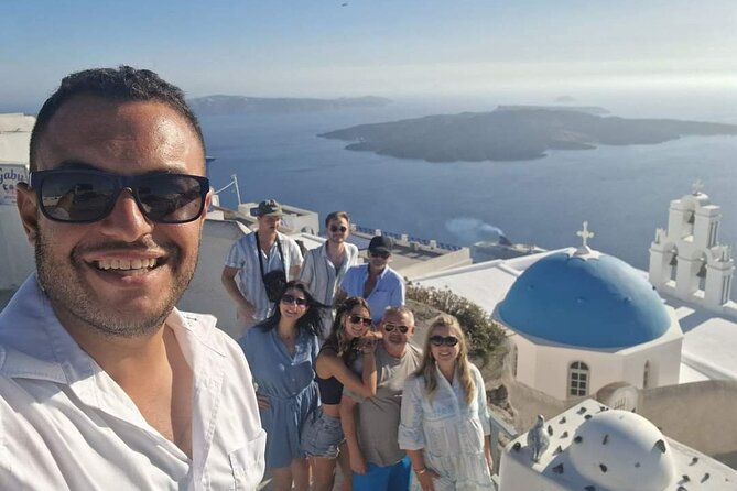 Explore Santorini in 3 hours With a Local Guide - Stop 1: Three Bells of Fira and the Firostefani blue domes