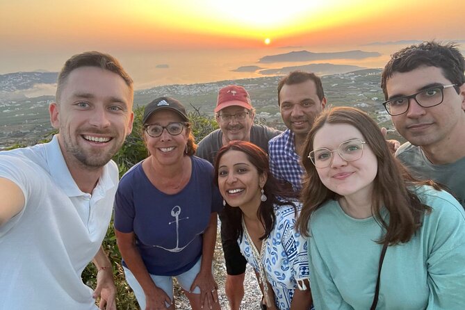 Flavors of Santorini: Farm-to-Table Meal Wine & Authentic Village - Farm-to-table lunch and pairing, plus the sunset finish