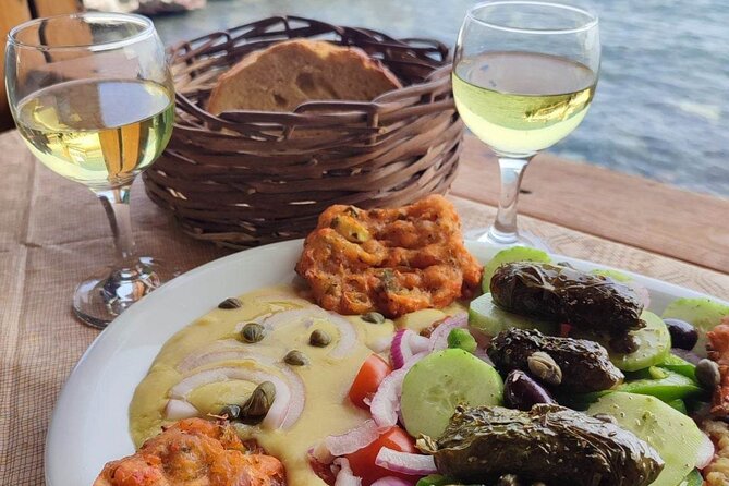 Flavors of Santorini Food and Wine Private Sunset Tour - Red Beach stop: getting your photos without losing dinner time