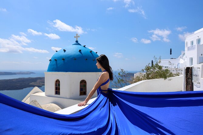 Flying Dress Experience,Santorini - The Blue Dome Route: What Each Stop Gives You