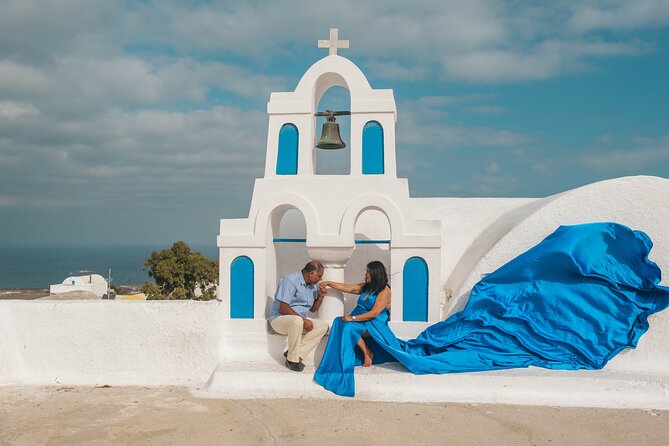 Flying Dress Photoshoot Santorini - Flyoia Dresses: Handmade Choice, Real Color Fun, and Easy Confidence