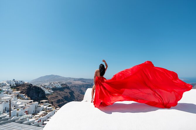 Flying Dress photoshoot Santorini w pick up & return - Price and Value: What $195.30 Really Buys You