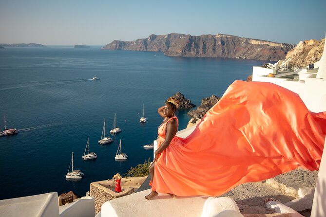 Flying Dress Photoshooting Santorini - Tips to Get Your Best Results in Only 30 Minutes