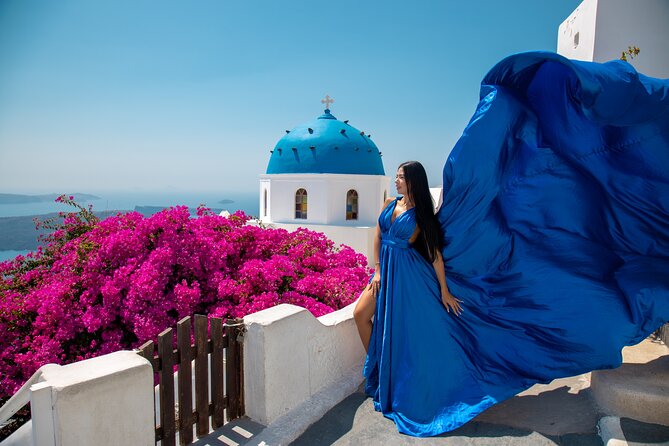 Flying Dress Photoshooting Santorini - The 30 Minute Shoot Plan, Step by Step