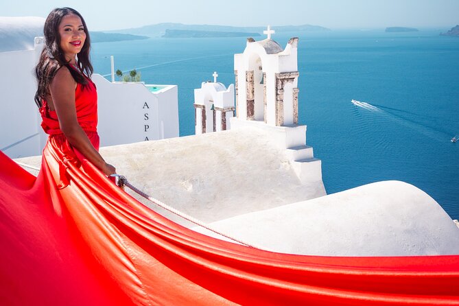 Flying Dress Santorini Photoshoot - Key Highlights You Can Expect