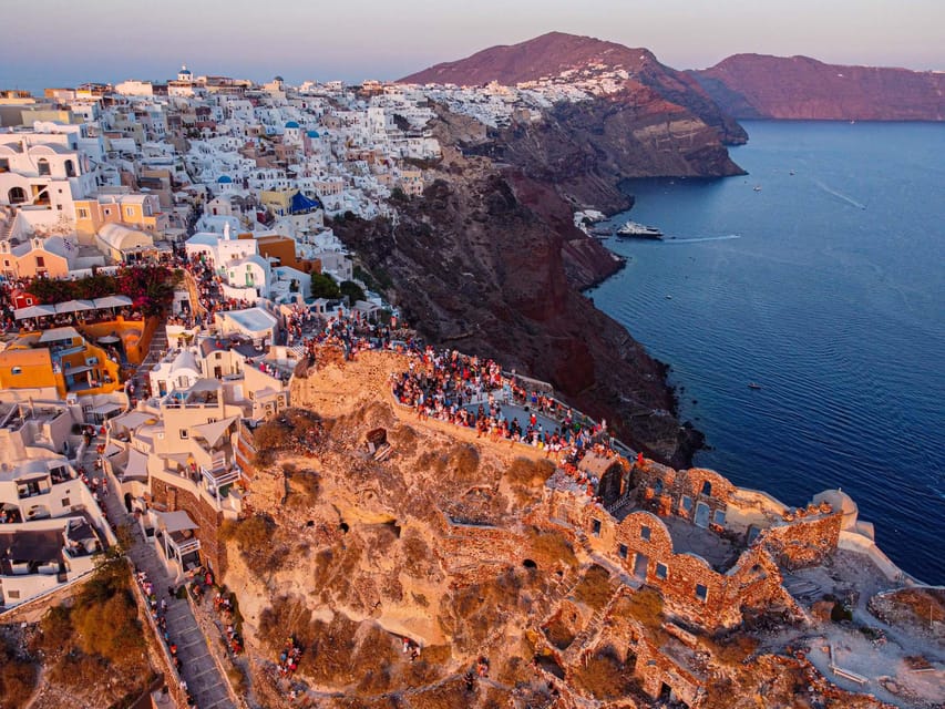 From Fira: Santorini Highlights Minibus Tour with Oia Sunset - Key highlights at a glance