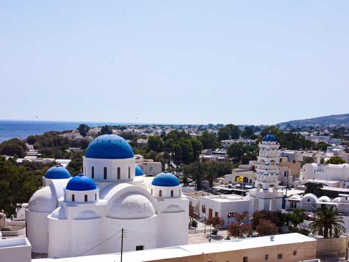From Fira: Santorini Highlights Minibus Tour with Oia Sunset - Profitis Ilias Monastery (600 meters): the photo stop that sets the mood