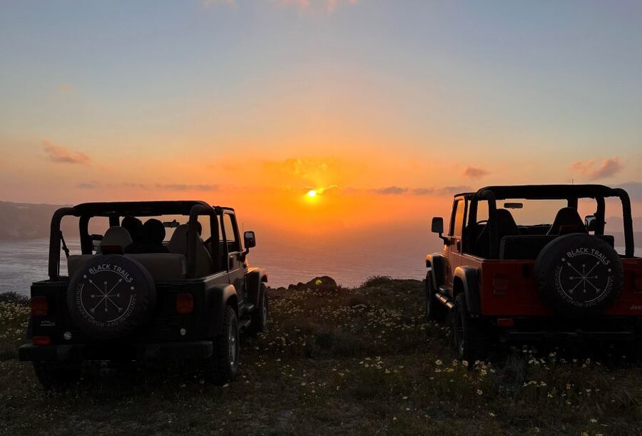 From Fira: Santorini Wrangler Jeep Convoy Tour & Villages - Who should book this Santorini Wrangler convoy tour?