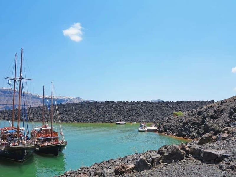 From Old Port:Volcanic Islands Boat Trip & Hot Spring Visit - Nea Kameni Craters: The Hike You’ll Remember