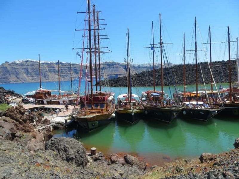From Thera: Thirasia Cruise w/ Volcano Hike and Hot Springs - Volcano Crater Views and Hot Springs Soaks: The Big Picture