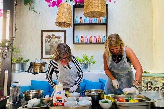 Greek Cuisine Cooking Class in Santorini with Recipes and Wine - Key highlights you’ll care about