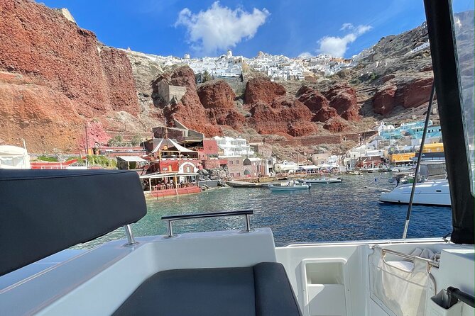 Half Day Premium Catamaran Cruise in Santorini including Oia - Swim and snorkeling time: how to make it feel worth it