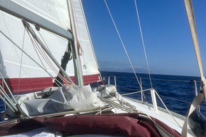 Half day Private Sailing cruise in Santorini island up to 6 pax - Stop 1, Red Beach: Volcanic Color and a Real Swim Window