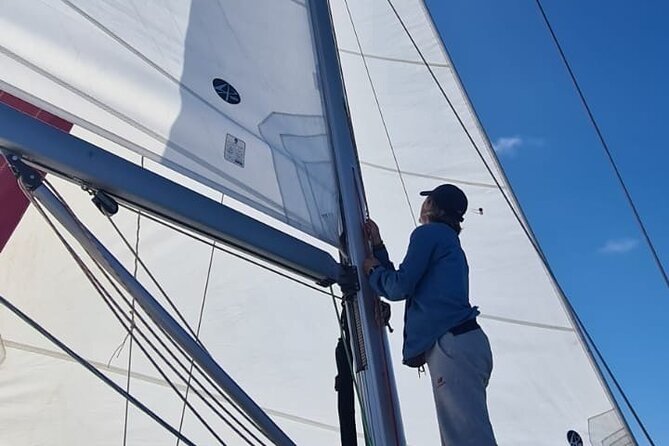 Half day Private Sailing cruise in Santorini island up to 6 pax - Stop 2, White Beach: Another Volcanic Stop, Different Feel