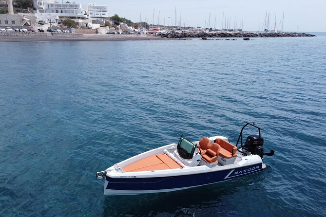 Half Day Saxdor Boat Rental in Santorini - Snorkeling Gear Included, So You Actually Use It
