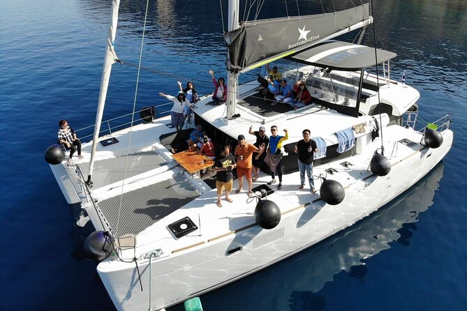 Half-Day Tailor-made Private Catamaran Cruise in Santorini - Thirassia: 30 minutes of a quieter island vibe