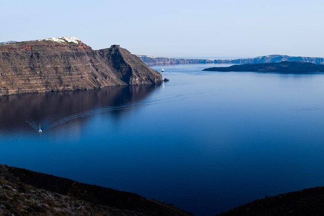 Hiking activity through the volcanic land of wonder - Stavros Church and the Red Hill Volcanic Scene