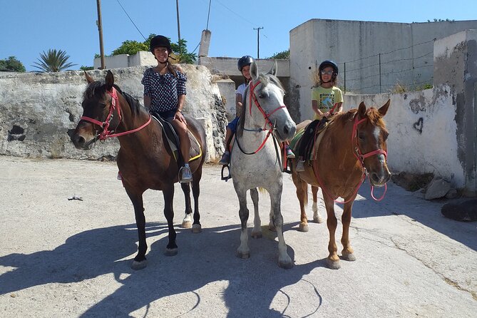 Horse Riding: Explore Secret Thera - Stop 2 near Santorini Views: caldera scenery and photo time