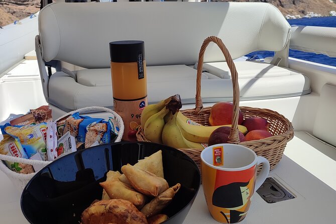 Morning or Afternoon 3hour Private boat Tour in Santorini - Meeting Point, Mobile Ticket, and Optional Hotel Pickup
