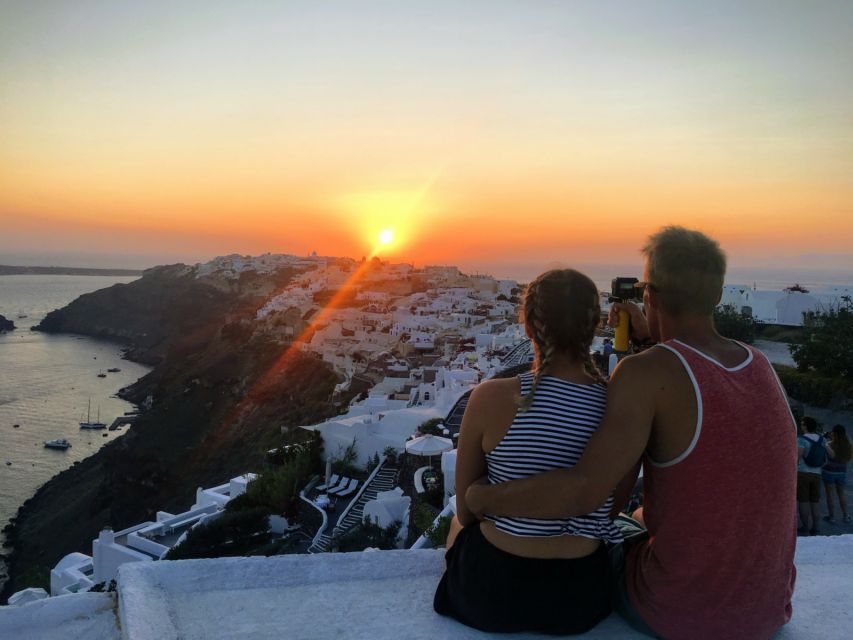 North Santorini: Private Tour with Oia Sunset by Natives - Imerovigli: where the caldera view feels closest