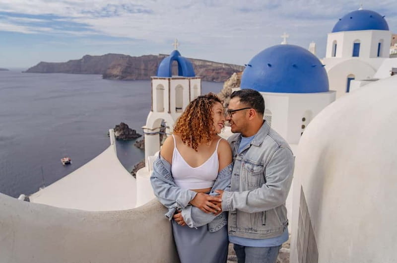 Oia: Couple Photoshoot Seprate Entrance to Blue Dome - Key Highlights You’ll Actually Care About