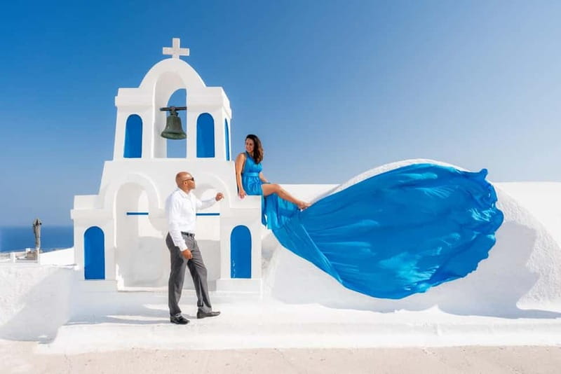 Oia: Santorini Photoshoot with Flying Dress Rental Option - Why a flying-dress shoot in Oia feels like a shortcut to wow