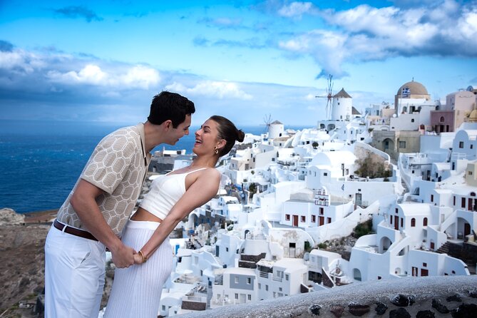 Photoshoot in Santorini Oia - Shaqa’s style: posing direction that feels doable, not robotic