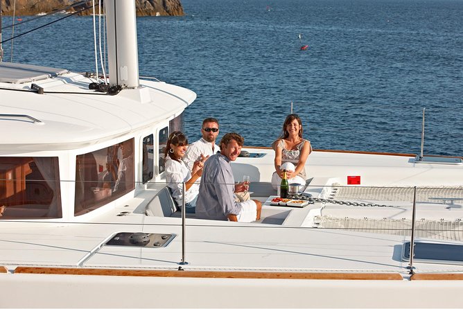 Premium Santorini Private Day Tour Elba 45, BBQ, drinks, transfer - Why the Palea Kameni hot springs swim is the main event