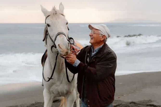 Premium Secluded Black Beach Horseback Riding Tour in Santorini - Entering Santorini from the Saddle