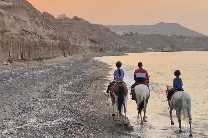 Premium Secluded Black Beach Horseback Riding Tour in Santorini - The 3:30 pm itinerary, step by step