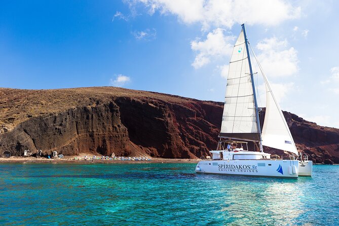Premium Small-Group Catamaran Cruise with BBQ, Open Bar, Transfer - Why this Santorini catamaran feels like the smart move