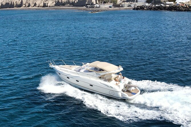 Private all included yacht Tour in Santorini - Hotel pickup and drop-off: the easiest way to start a Santorini sea day