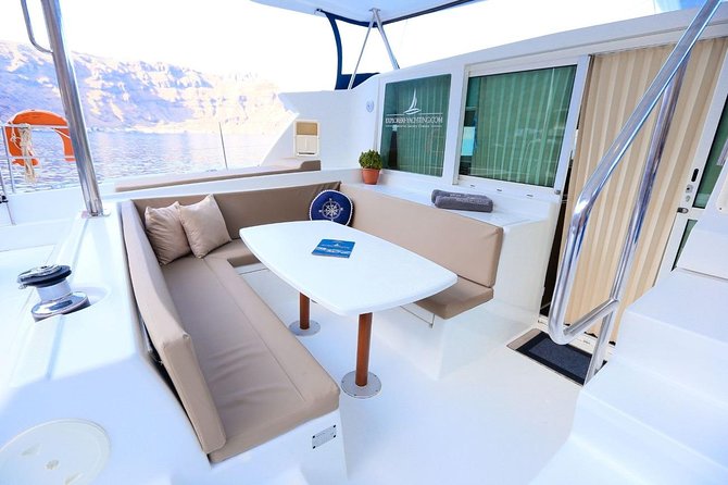 Private All Inclusive Day Cruise with Full Greek Lunch - Nea Kameni volcano and the hot springs swim in sulphurous water