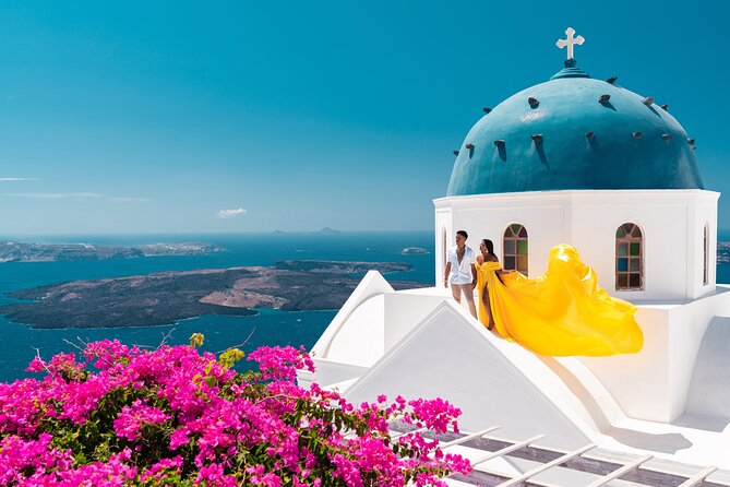 Private Flying Dress Photoshoot in Santorini - Santorini Flying Dress Photoshoot, In Plain English