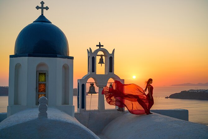 Private Flying Dress Photoshoot in Santorini - Meeting Your Photographer in Imerovigli (And Why the Village Matters)