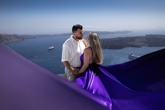 Private Flying Dress Photoshoot in Santorini – Blue Domes View - Comfort, Walking, and Wind: Small Things That Matter