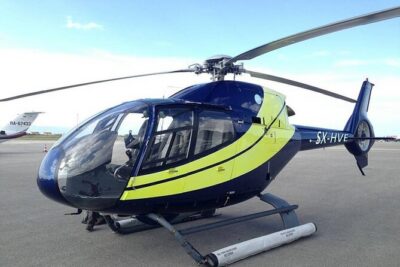 Private Helicopter Transfer from Santorini to Mykonos