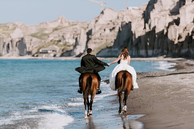 Private Horse Riding Experience in Santorini - Stop by Vlychada Beach, where the scenery turns rocky and close