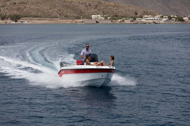 Private License-Free Boat Trip – Santorini Coast & Caldera - Getting comfortable fast, with the right kind of briefing