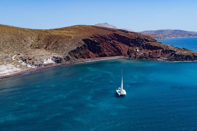 Private Luxury Caldera Cruise with a rich BBQ meal and Open Bar! - The 5-hour route from Santorini Volcano to hot springs vibes