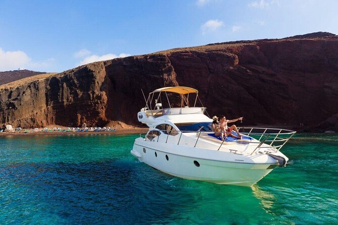 Private Motor Yacht Cruise with BBQ, Open Bar & Transfers - Red Beach and White Beach: the boat-only swim payoff