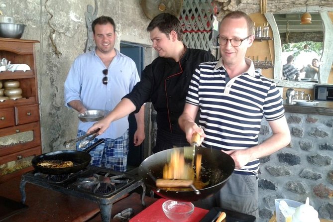 Private Santorini Cooking Class & Wine Tasting Tour - Eight wines, volcanic soil, and how to taste with confidence